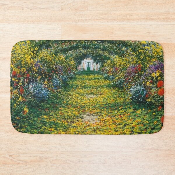 Item preview, Path to the secret garden by Claude Monet designed and sold by ArtHistoryLover.