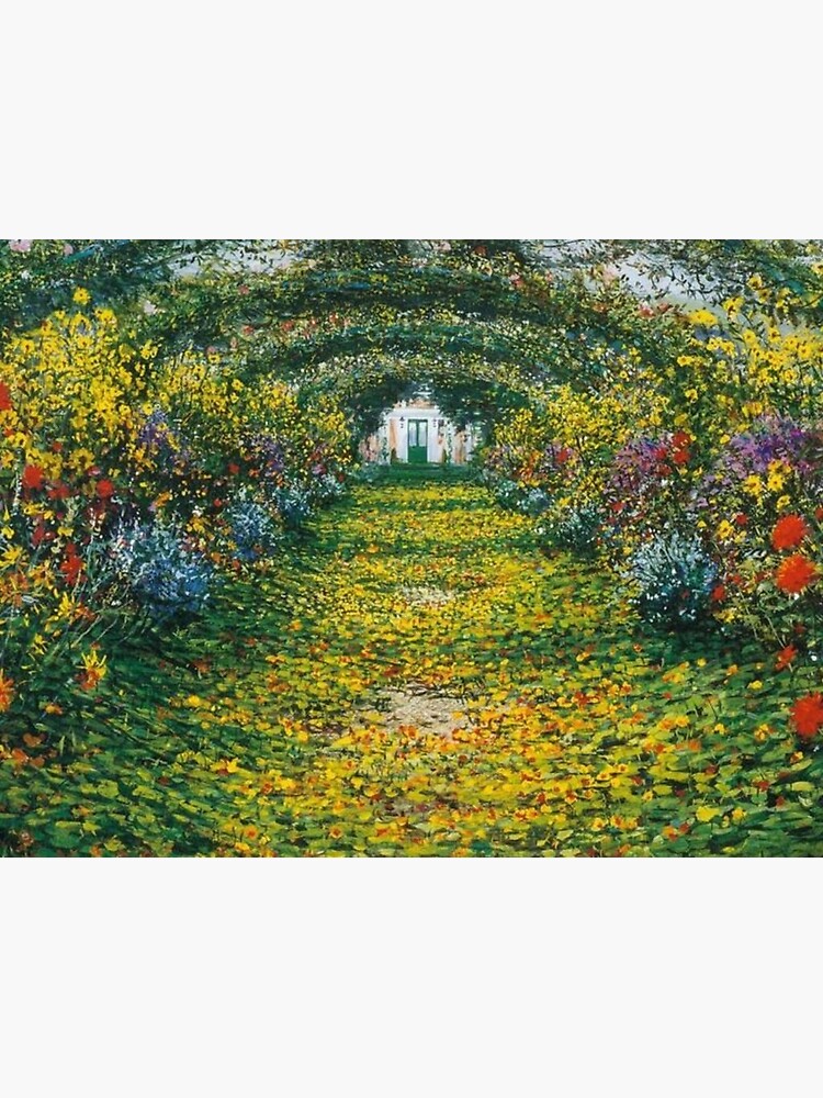 Monet’s Secret Garden. handmade hot painting