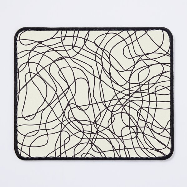 Item preview, Abstract doodle lines seamless curve pattern designed and sold by Giree07.