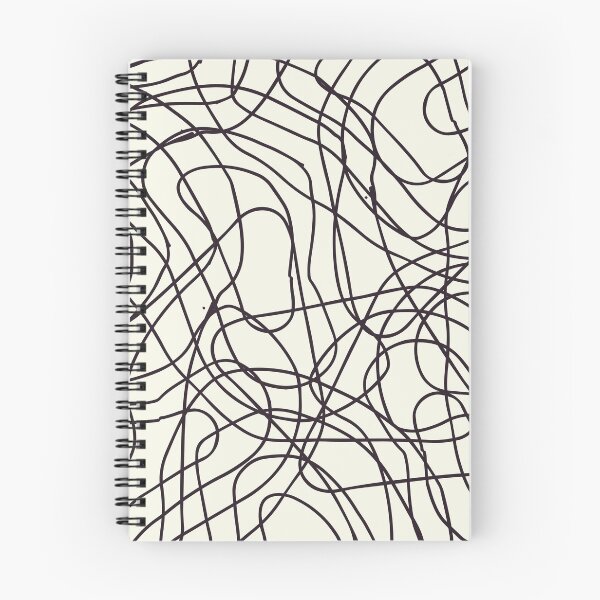 Item preview, Abstract doodle lines seamless curve pattern designed and sold by Giree07.