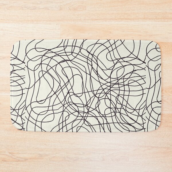 Item preview, Abstract doodle lines seamless curve pattern designed and sold by Giree07.