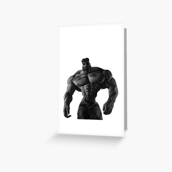 Gigachad Meme | Greeting Card