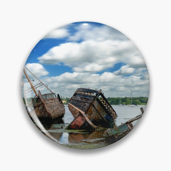 Item preview, Pin Mill Boat Graveyard designed and sold by DiFigianoPhoto.