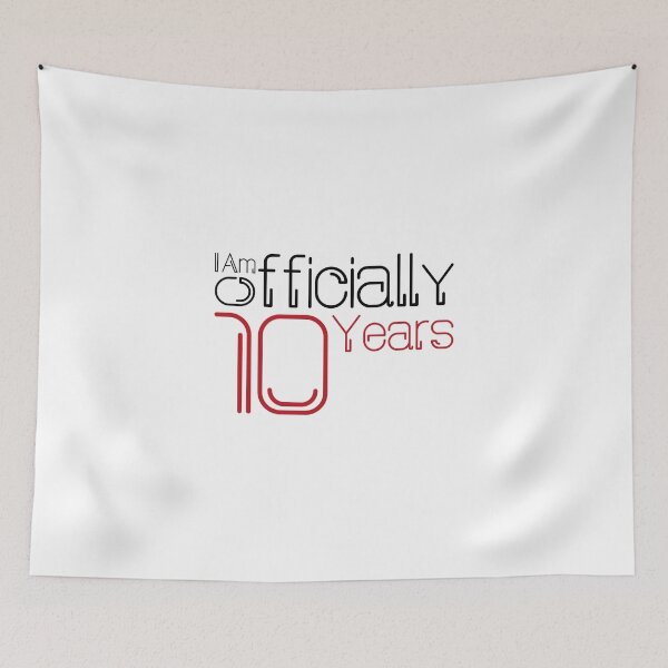 Item preview, I Am Officially 10 Years ,10th Birthday, 10 Years Old Birthday Party Four, Birthday Baby designed and sold by comeonyassine21.
