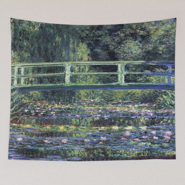 Item preview, Bridge over a Pond of Water Lilies designed and sold by ArtHistoryLover.