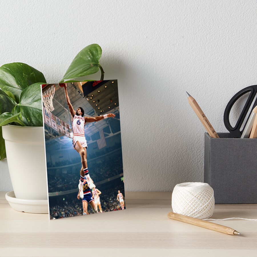 "Dr J Dunk , Dr j Cradle Dunk " Art Board Print by Powliny Redbubble