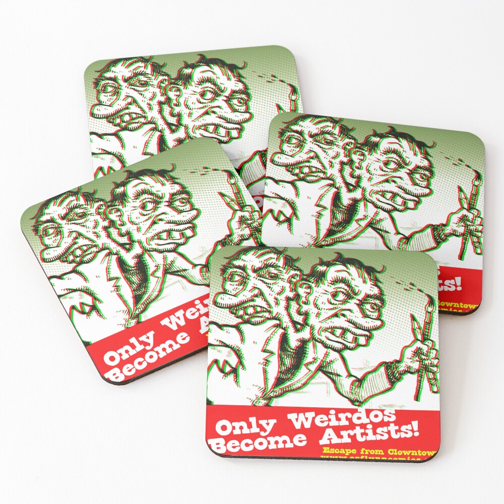 Item preview, Coasters (Set of 4) designed and sold by GrowlingRooster.