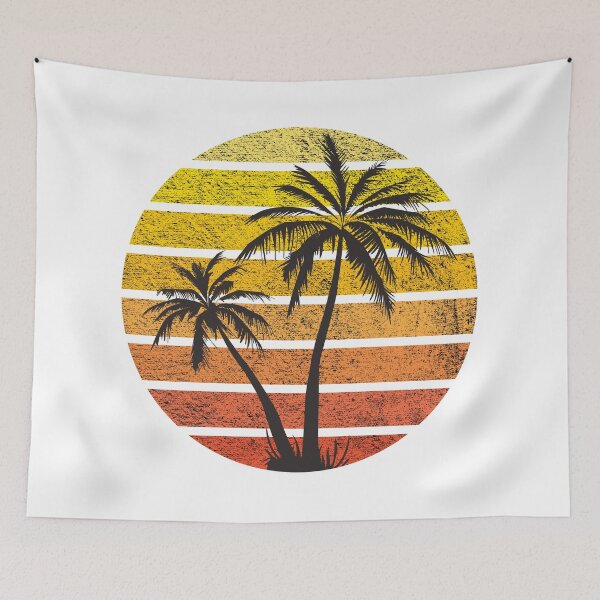 Item preview, Retro Palm Trees Sunset design designed and sold by Ideallity.