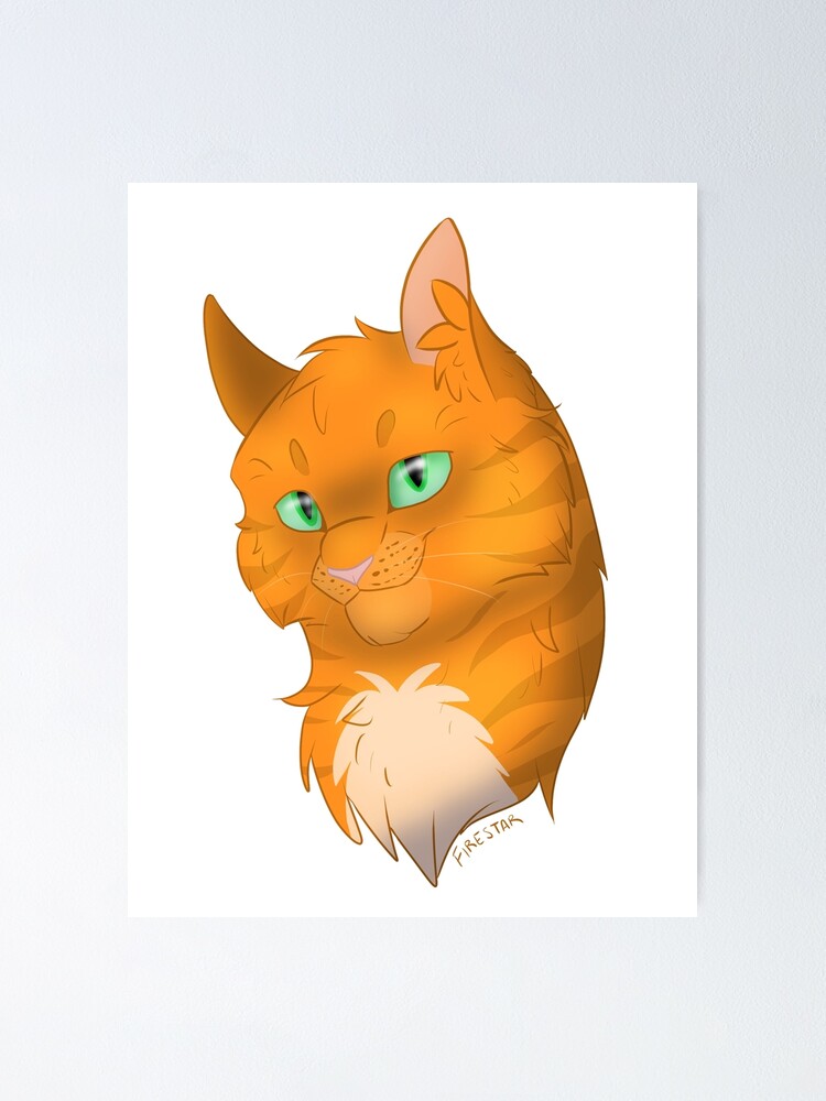 Warrior Cats - Firestar Art Print for Sale by HGBCO