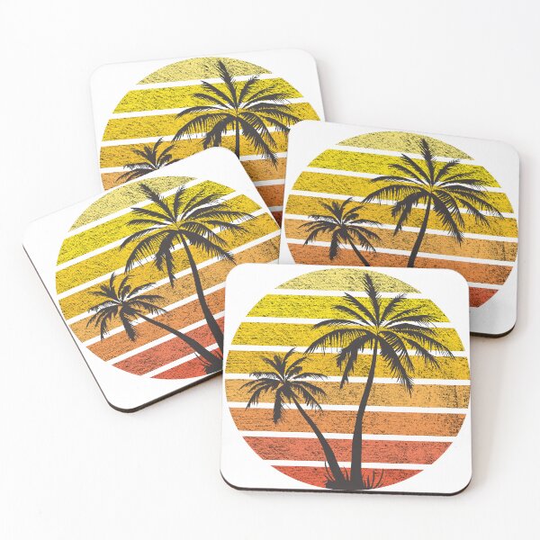 Item preview, Retro Palm Trees Sunset design designed and sold by Ideallity.
