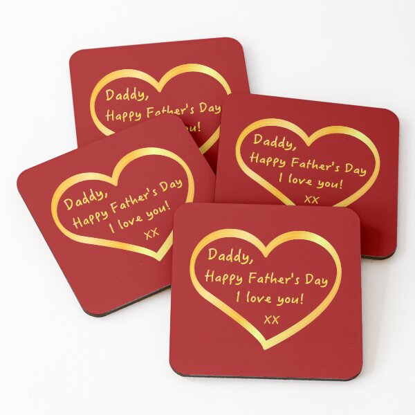Item preview, Father's day message : Daddy, Happy Father's Day! I love you! xx designed and sold by Moyanana.