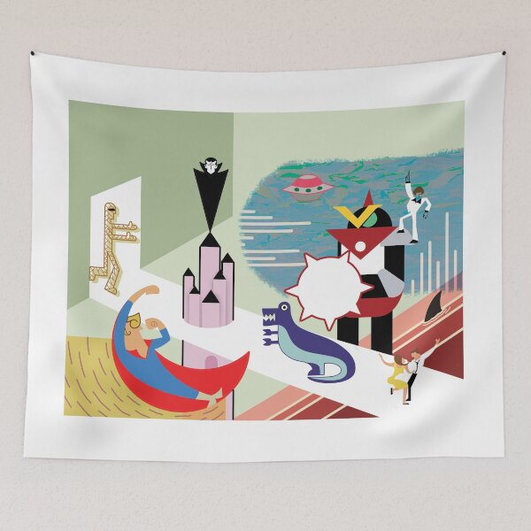 Item preview, an abstract representation of the image of a masterpiece film designed and sold by artredstar.