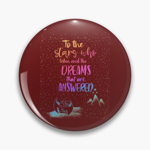 Item preview, To the stars who listen and the dreams that are answered Design in rainbow on black Clas designed and sold by TheLibraryClose.