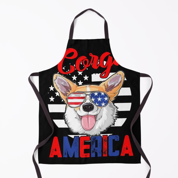 Aperçu de l'œuvre Conception de t-shirt Corgi American 4 juillet créée et vendue par saajid05.