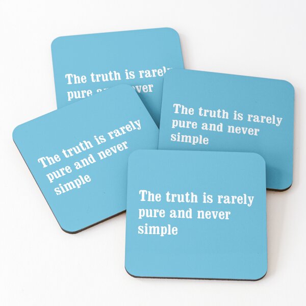 Item preview, The truth is rarely pure and never simple designed and sold by portokalis.
