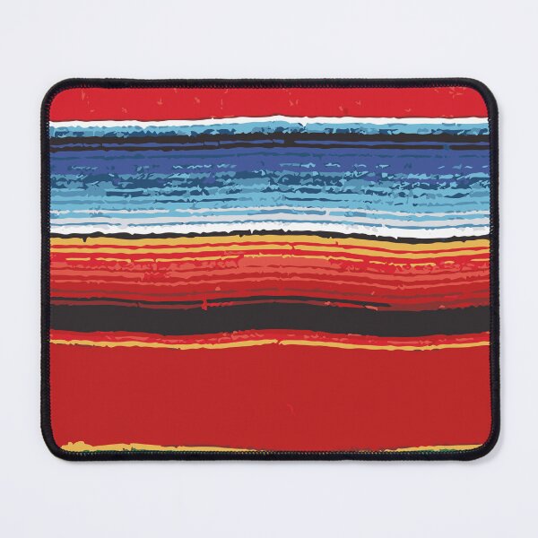 Item preview, Sarape Saltillo Rojo authentic mexican blanket poncho serape designed and sold by T-Mex.