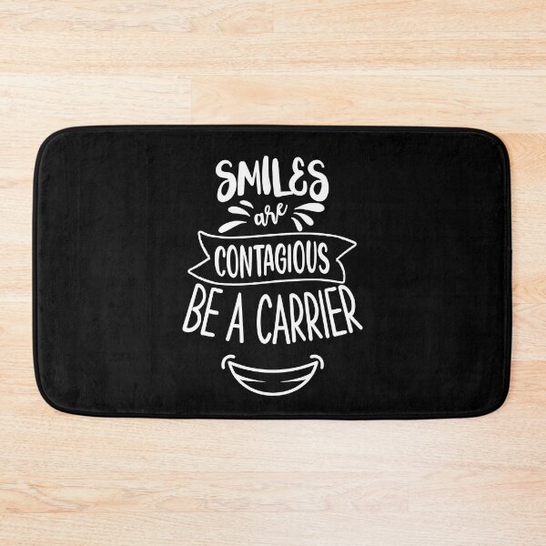 Item preview, Smiles are contagious, be a carrier designed and sold by TheFoolsGallery.