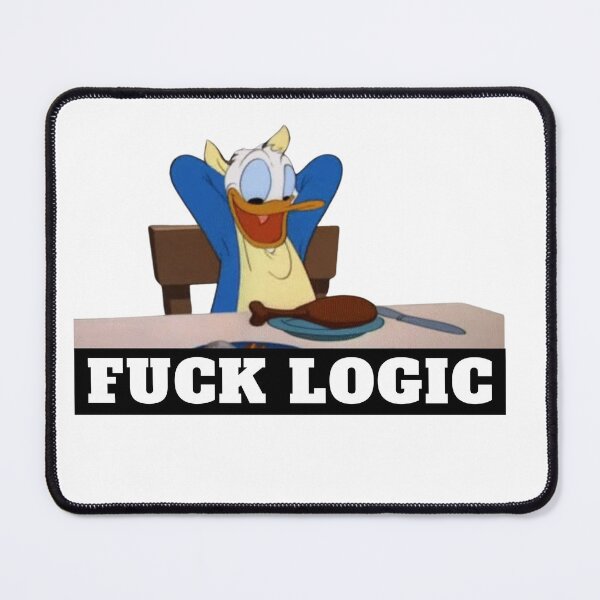 Item preview, Donald Duck Fuck Logic Tshirt designed and sold by M-ale.