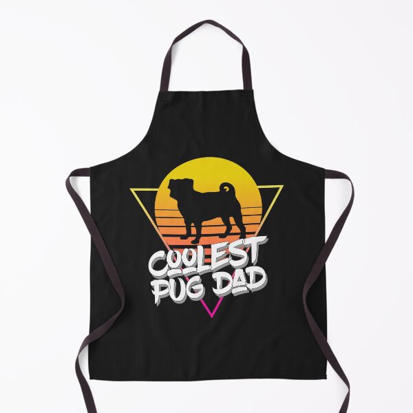 Item preview, Coolest Pug Dad Ever Silhouette Sunset designed and sold by Pugstuff.