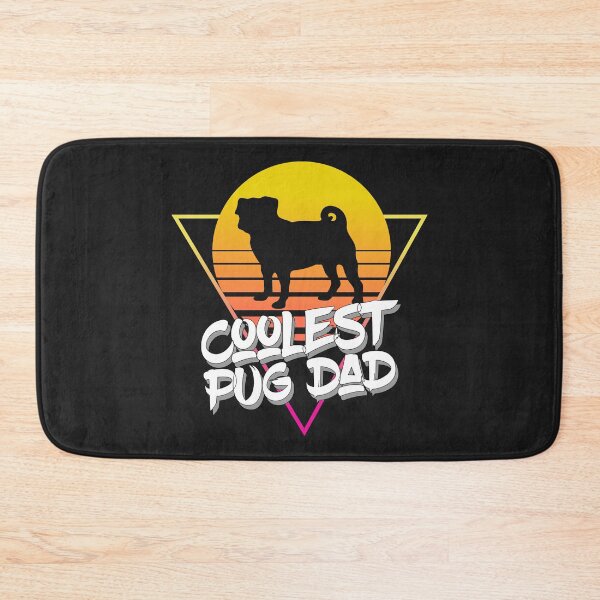 Item preview, Coolest Pug Dad Ever Silhouette Sunset designed and sold by Pugstuff.