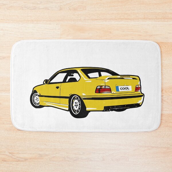 Item preview, Yellow 90s German Coupe designed and sold by CoolRide.