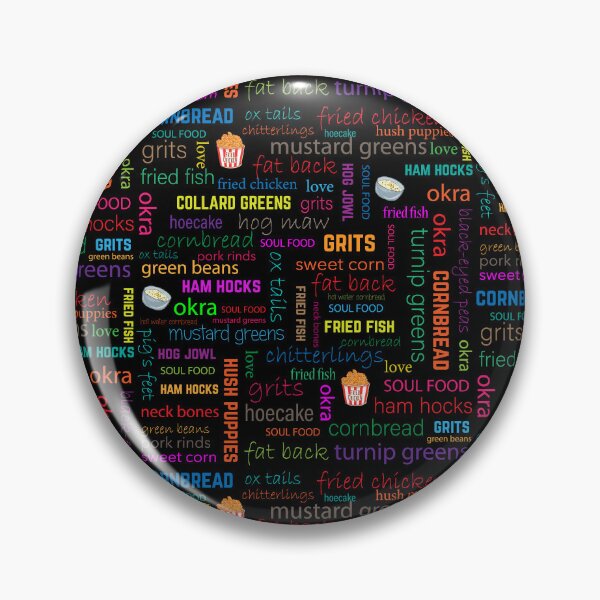 Item preview, Soul Food Lover Southern Cuisine Pattern designed and sold by blackartmatters.