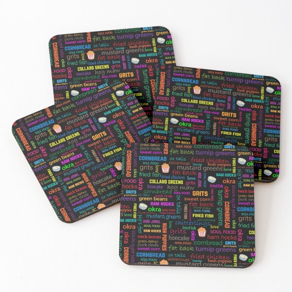 Item preview, Soul Food Lover Southern Cuisine Pattern designed and sold by blackartmatters.