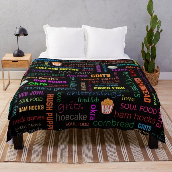 Item preview, Soul Food Lover Southern Cuisine Pattern designed and sold by blackartmatters.