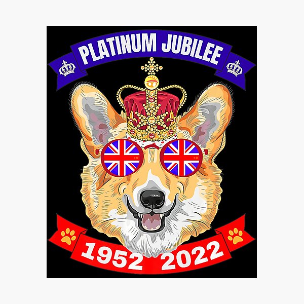 "Queens jubilee ,queen platinum jubilee crown " Photographic Print for