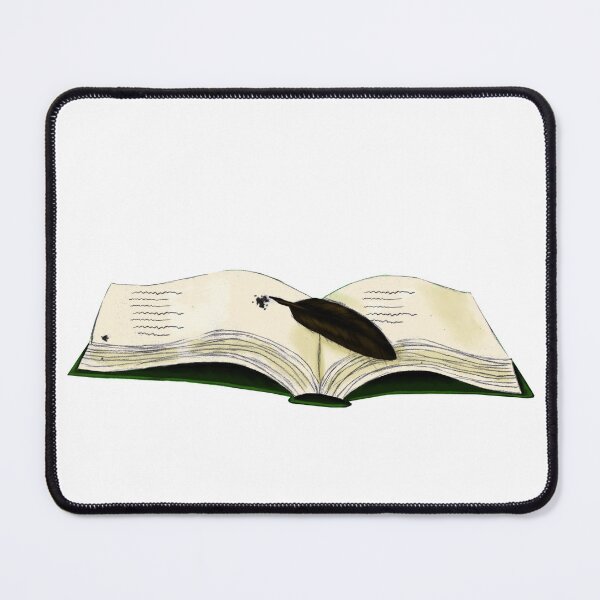 Item preview, Open Book with Quill Pen designed and sold by an-open-book.