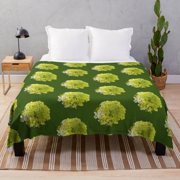 Item preview, Elegant Chartreuse Limelight Hydrangea on Green designed and sold by myrubiogarden.