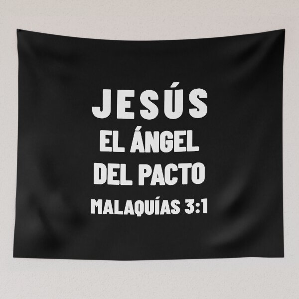 Item preview, Malachi 3:1 Jesus Messenger of the Covenant Spanish Bible Verse designed and sold by NombresDeJesus.
