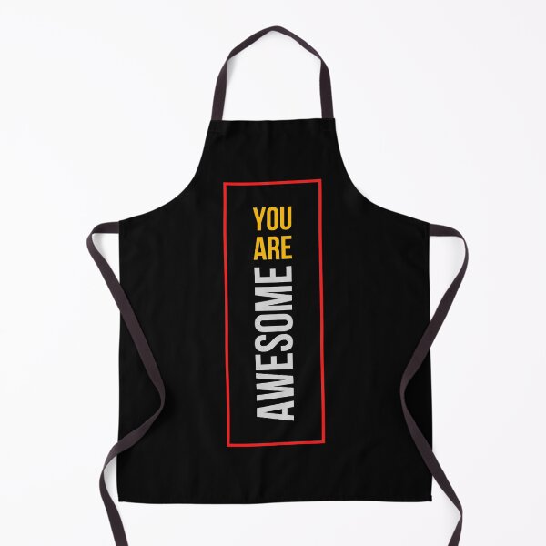 Item preview, black & yellow you are awesome typography designed and sold by TCeylon1.