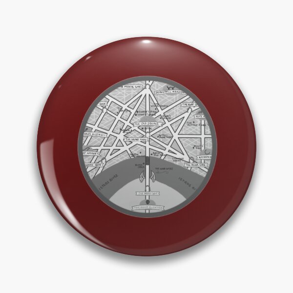 Item preview, Lunathion Map - Crescent City designed and sold by TheLibraryClose.