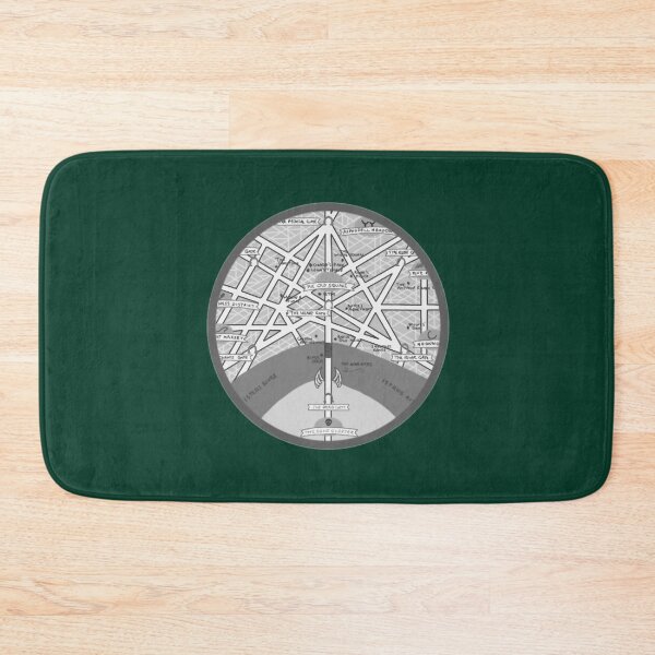 Item preview, Lunathion Map - Crescent City designed and sold by TheLibraryClose.
