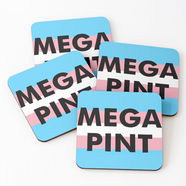 Item preview, MEGA PINT with Trans Pride Flag designed and sold by BojanglerGTX.