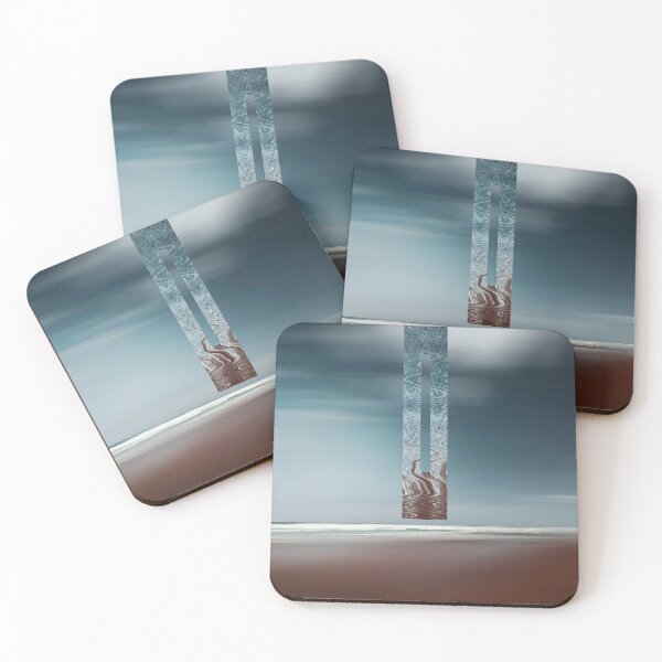 Item preview, Minimal Sea Glitch designed and sold by Dyrk Wyst Redbubble Shop.
