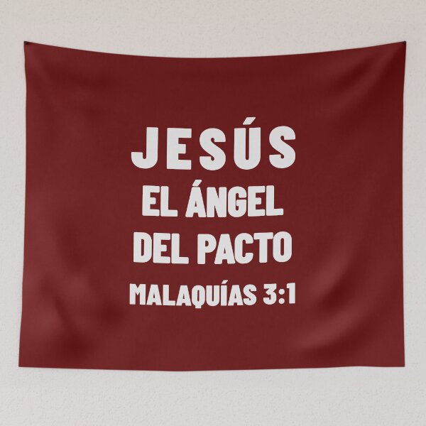 Item preview, Malachi 3:1 Jesus Messenger of the Covenant Spanish Bible Verse designed and sold by NombresDeJesus.