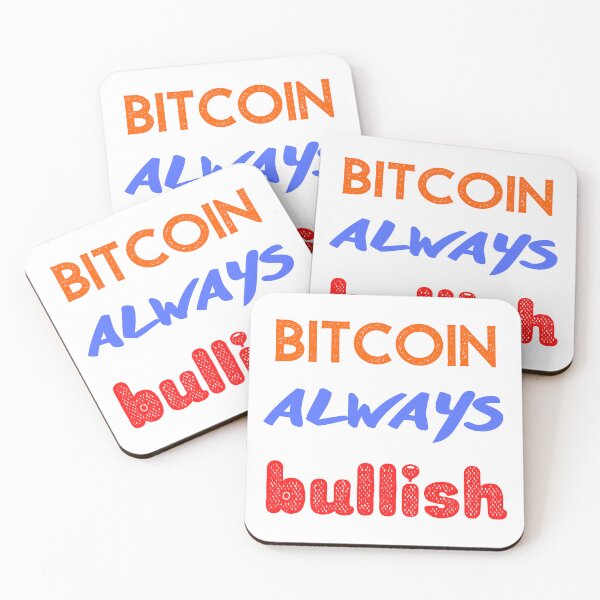 Artikelvorschau, Bitcoin immer bullisch entworfen und verkauft von Metzoprint.