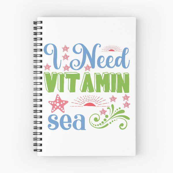 Item preview, I need Vitamin Sea Valentine Summer Gift Art Design Happy Life Apparel Essential Motivation Inspiration Joy Mood  designed and sold by DesignByHeartUK.