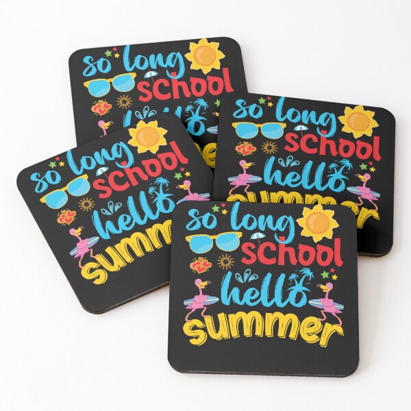 Item preview, So Long School Hello Summer Last Day of School Flamingo designed and sold by CREATIVE-TEE.