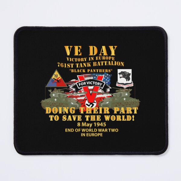 Item preview, Army - 761st Tank Bn - VE Day - Victory in Europe Day - End of WWII designed and sold by Military Insignia Products.
