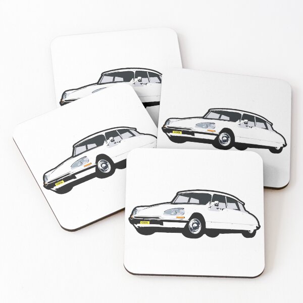 Item preview, White Classic French Car designed and sold by CoolRide.