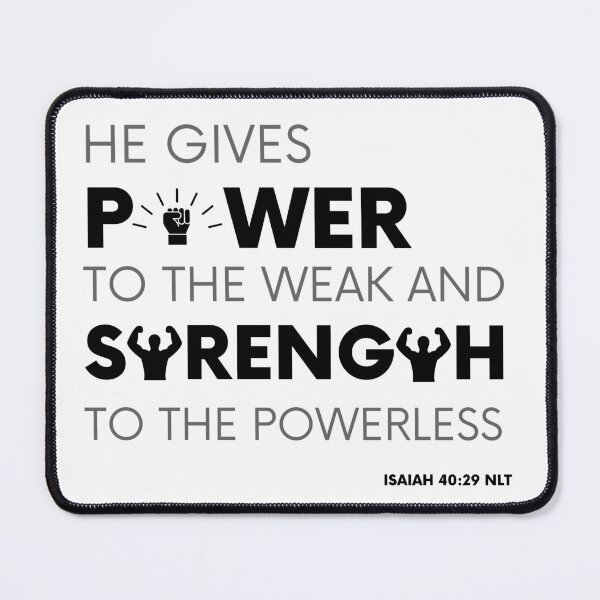 Item preview, Isaiah 40:29 Bible Scripture Christian Art designed and sold by IMPowell.