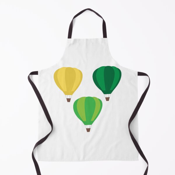 Item preview, Hot Air Balloons (Yellow and Green) designed and sold by Arianna Khalil.