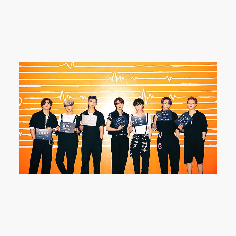 BTS Butter Group Mugshot