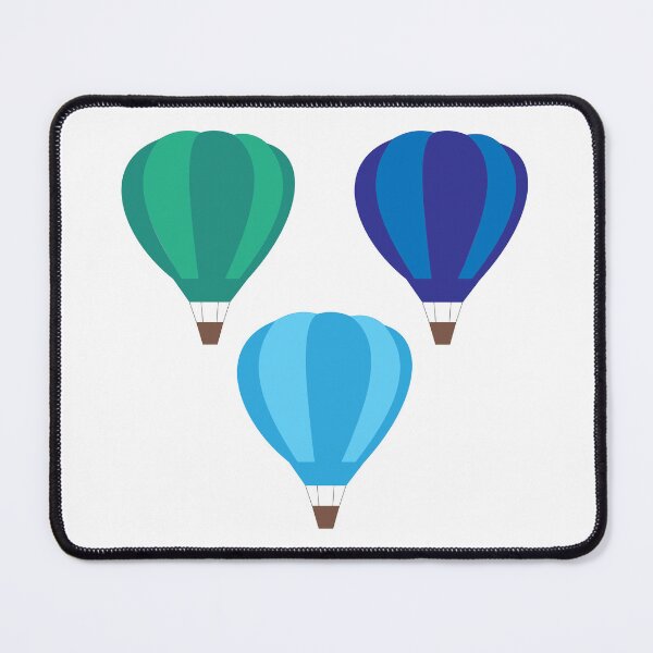 Item preview, Hot Air Balloons (Teal and Blue) designed and sold by Arianna Khalil.
