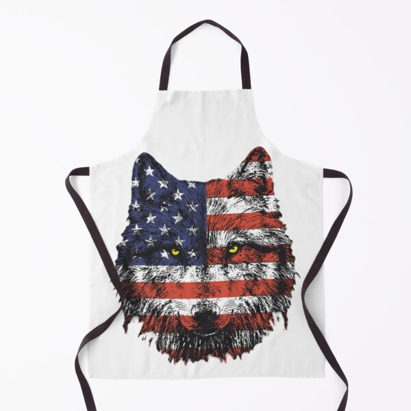 Item preview, Wolf with the american flag designed and sold by patrioticfeelin.