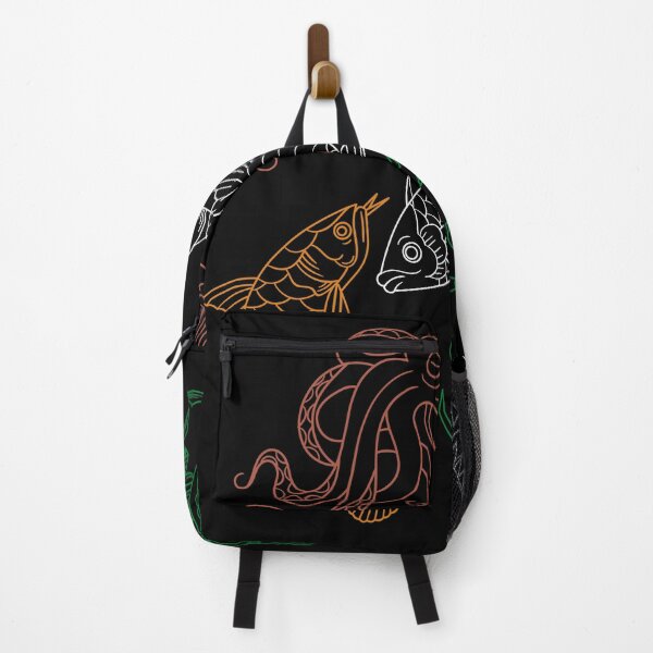 Item preview, Red Octopus White Shark Orange Crab Tail Fishing Appeal designed and sold by Yakisha Gates.