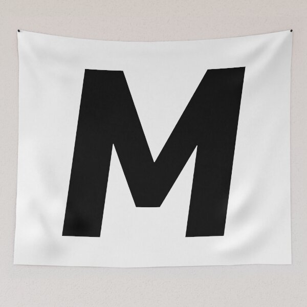 Item preview, Letter M Word mm letra eme designed and sold by ZooOfArt.